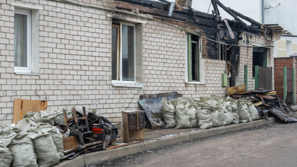 Professional Fire Damage Removal technician working in Blue Bell, PA